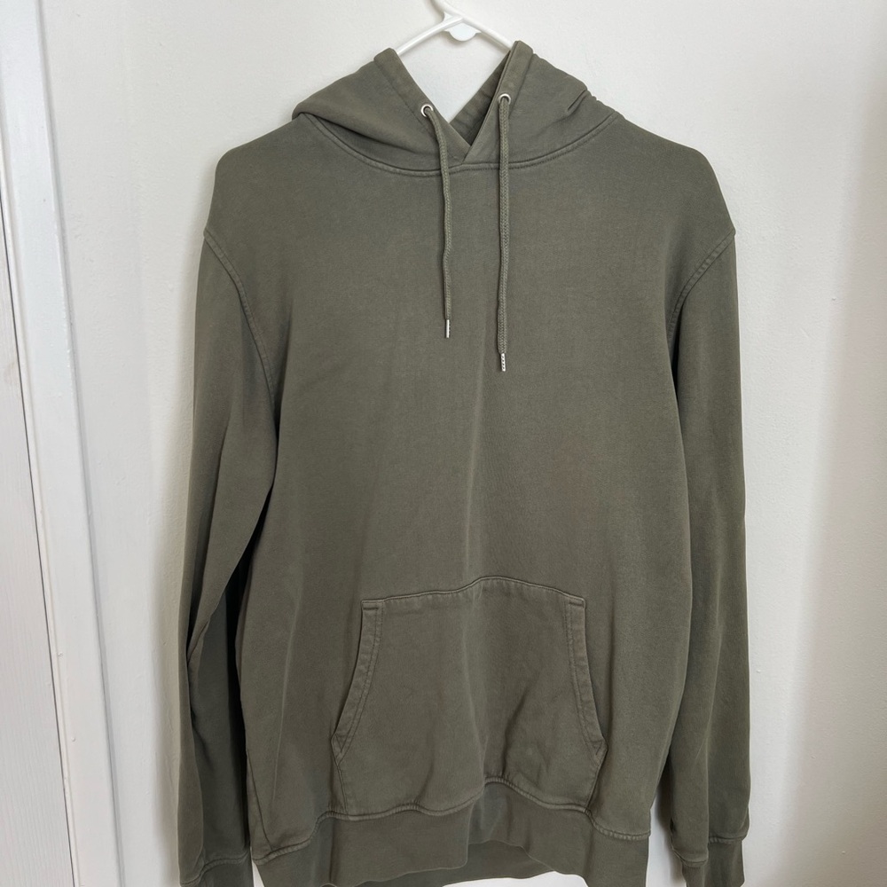 Colorful Standard Men's Olive Green Hoodie